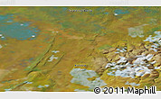 Satellite 3D Map of the area around 68° 8' 7" N, 89° 19' 29" E