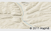 Shaded Relief 3D Map of the area around 68° 8' 7" N, 94° 25' 30" E
