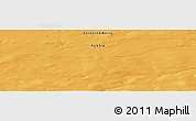 Political Panoramic Map of the area around 68° 26' 21" N, 104° 37' 30" E