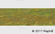 Satellite Panoramic Map of the area around 68° 26' 21" N, 104° 37' 30" E