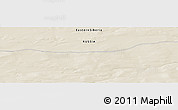 Shaded Relief Panoramic Map of the area around 68° 26' 21" N, 104° 37' 30" E