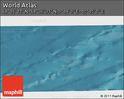 Satellite 3D Map of the Area around 68° 26' 21" N, 10° 16' 30" E