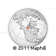 Outline Map of the Area around 68° 26' 21" N, 112° 7' 30" W, rectangular outline