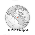 Outline Map of the Area around 68° 26' 21" N, 129° 7' 30" W, rectangular outline