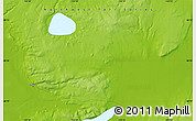 Physical Map of Inuvik
