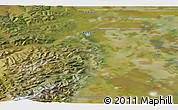 Satellite 3D Map of the area around 68° 26' 21" N, 142° 1' 30" E