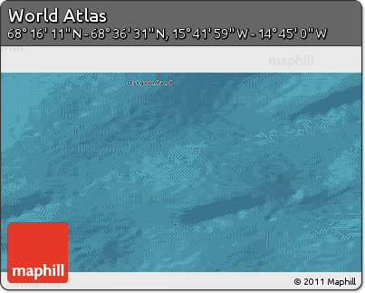 Satellite 3D Map of the Area around 68° 26' 21" N, 15° 13' 29" W