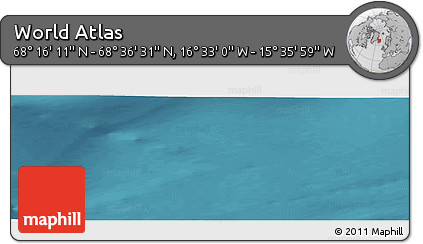 Satellite Panoramic Map of the Area around 68° 26' 21" N, 16° 4' 29" W