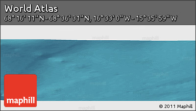 Satellite Panoramic Map of the Area around 68° 26' 21" N, 16° 4' 29" W
