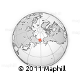Outline Map of the Area around 68° 26' 21" N, 177° 43' 29" E, rectangular outline
