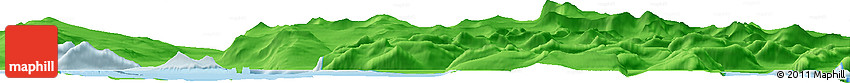 Political Horizon Map of the Area around 68° 26' 21" N, 29° 40' 29" W Political Horizon Map of the Area around 68° 26' 21" N, 29° 40' 29" W