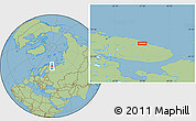 Savanna Style Location Map of the area around 68° 26' 21" N, 37° 28' 30" E