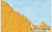 Political Map of the area around 68° 26' 21" N, 38° 19' 30" E