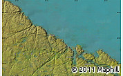 Satellite Map of the area around 68° 26' 21" N, 38° 19' 30" E