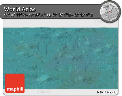 Satellite 3D Map of the Area around 68° 26' 21" N, 41° 43' 30" E