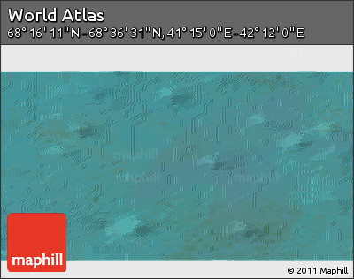 Satellite 3D Map of the Area around 68° 26' 21" N, 41° 43' 30" E