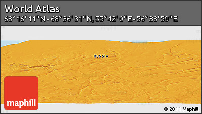 Political Panoramic Map of the Area around 68° 26' 21" N, 56° 10' 29" E
