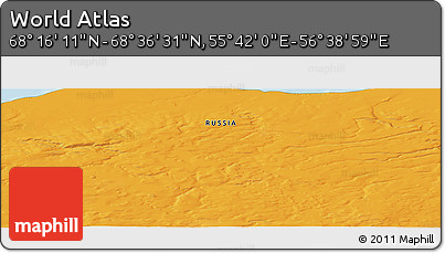 Political Panoramic Map of the Area around 68° 26' 21" N, 56° 10' 29" E
