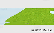 Physical Panoramic Map of the area around 68° 26' 21" N, 68° 55' 30" E