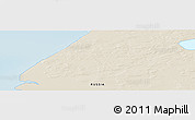 Shaded Relief Panoramic Map of the area around 68° 26' 21" N, 68° 55' 30" E
