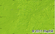 Physical Map of the area around 68° 26' 21" N, 72° 19' 29" E