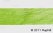 Physical Panoramic Map of the area around 68° 26' 21" N, 72° 10' 30" W