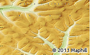 Physical Map of the area around 68° 26' 21" N, 95° 16' 30" E