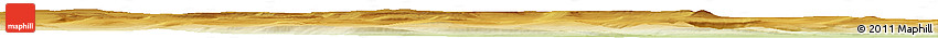 Physical Horizon Map of the Area around 68° 26' 21" N, 96° 58' 29" E