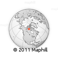 Outline Map of the Area around 68° 44' 30" N, 101° 4' 29" W, rectangular outline