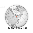 Outline Map of the Area around 68° 44' 30" N, 125° 1' 30" E, rectangular outline