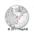 Outline Map of the Area around 68° 44' 30" N, 136° 4' 29" E, rectangular outline