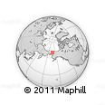 Outline Map of the Area around 68° 44' 30" N, 163° 7' 30" W, rectangular outline