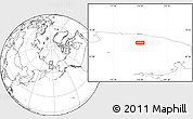 Blank Location Map of the area around 68° 44' 30" N, 176° 1' 30" E