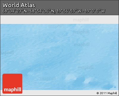 Physical 3D Map of the Area around 68° 44' 30" N, 19° 28' 30" W