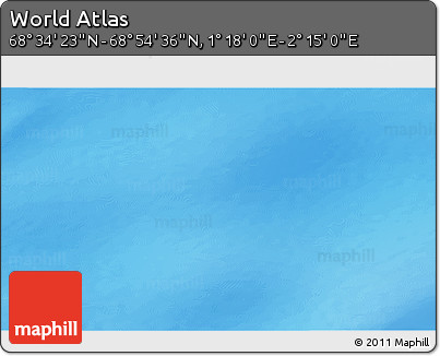 Physical 3D Map of the Area around 68° 44' 30" N, 1° 46' 29" E