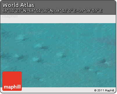 Satellite 3D Map of the Area around 68° 44' 30" N, 39° 10' 29" E