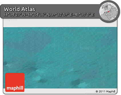 Satellite 3D Map of the Area around 68° 44' 30" N, 40° 1' 29" E