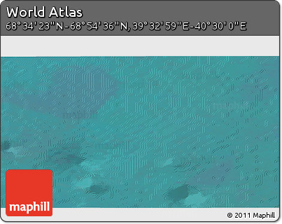 Satellite 3D Map of the Area around 68° 44' 30" N, 40° 1' 29" E