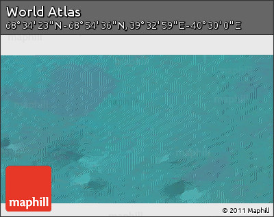 Satellite 3D Map of the Area around 68° 44' 30" N, 40° 1' 29" E