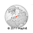 Outline Map of the Area around 68° 44' 30" N, 40° 1' 29" E, rectangular outline