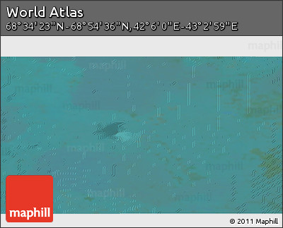 Satellite 3D Map of the Area around 68° 44' 30" N, 42° 34' 30" E