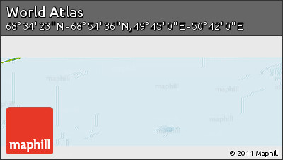 Physical Panoramic Map of the Area around 68° 44' 30" N, 50° 13' 30" E