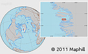 Gray Location Map of Aasiaat