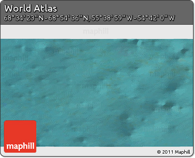 Satellite 3D Map of the Area around 68° 44' 30" N, 55° 10' 29" W