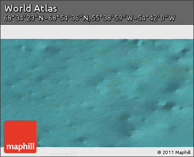 Satellite 3D Map of the Area around 68° 44' 30" N, 55° 10' 29" W