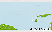 Physical 3D Map of the area around 68° 44' 30" N, 57° 1' 29" E