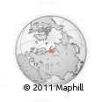 Outline Map of the Area around 68° 44' 30" N, 58° 43' 30" E, rectangular outline