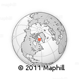 Outline Map of the Area around 68° 44' 30" N, 65° 22' 30" W, rectangular outline