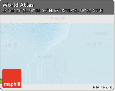 Physical 3D Map of the Area around 68° 44' 30" N, 68° 4' 29" E