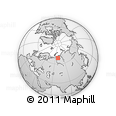 Outline Map of the Area around 68° 44' 30" N, 69° 46' 30" E, rectangular outline